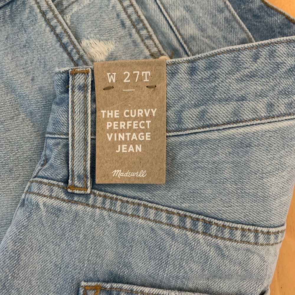 Madewell Jeans Perfect Vintage Curvy Size 27 Tall
